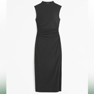 Abercrombie & Fitch Black Sleeveless Paloma Maxi Dress